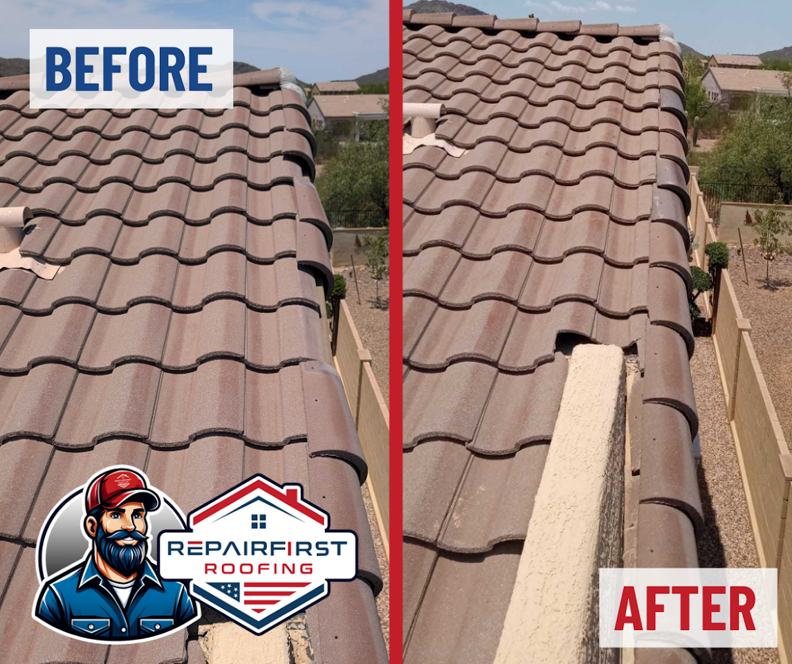 Repair First Roofing project